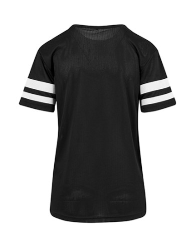BUI-BY033-Ladies Mesh Stripe Tee
